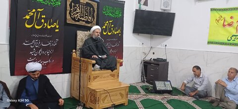 تصاویر مراسم عزاداری شهادت امام صادق(ع)در مدرسه علمیه پلدختر
