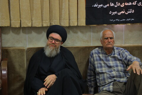 تصاویر / مراسم عزاداری روز شهادت امام جعفر صادق (ع) در دفتر آیت الله العظمی جوادی آملی