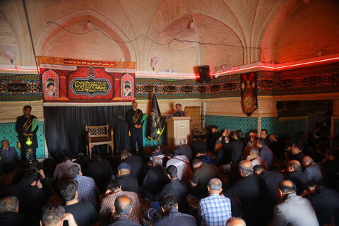 تصاویر / مراسم عزاداری روز شهادت امام جعفر صادق (ع) در امامزاده علی بن جعفر (ع)