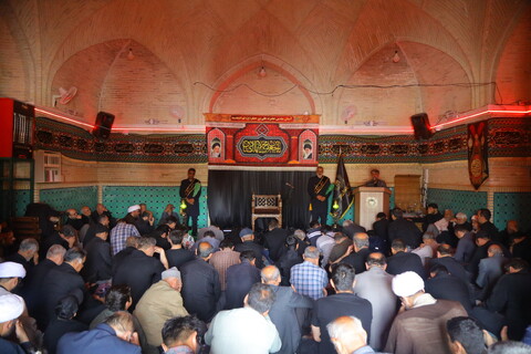 تصاویر / مراسم عزاداری روز شهادت امام جعفر صادق (ع) در امامزاده علی بن جعفر (ع)