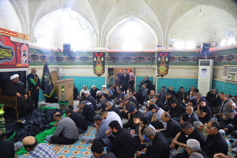 تصاویر / مراسم عزاداری روز شهادت امام جعفر صادق (ع) در امامزاده علی بن جعفر (ع)