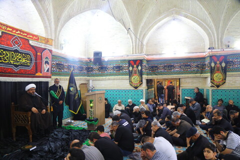 تصاویر / مراسم عزاداری روز شهادت امام جعفر صادق (ع) در امامزاده علی بن جعفر (ع)