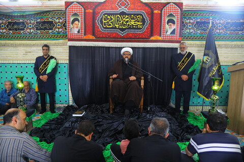 تصاویر / مراسم عزاداری روز شهادت امام جعفر صادق (ع) در امامزاده علی بن جعفر (ع)