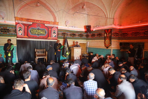 تصاویر / مراسم عزاداری روز شهادت امام جعفر صادق (ع) در امامزاده علی بن جعفر (ع)