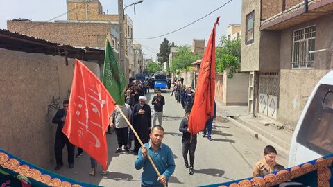 تصاویر / مراسم عزاداری شهادت حضرت امام جعفر صادق علیه الاسلام در شهرهای الوند (البرز) -مهرگان - محمدیه وقزوین