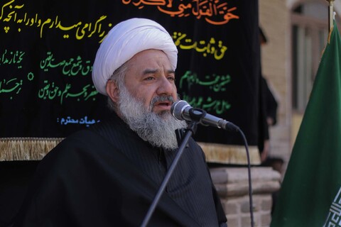 تصاویر/ مراسم عزاداری شهادت امام جعفر صادق (ع) در حوزه علمیه سفیران بیرجند