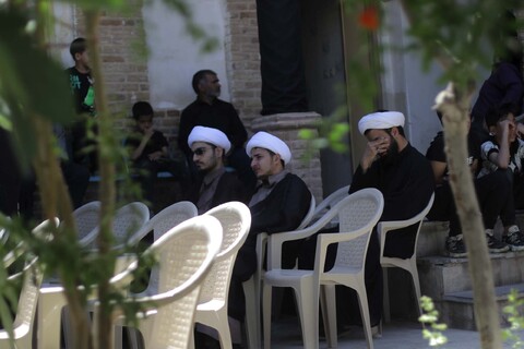 تصاویر/ مراسم عزاداری شهادت امام جعفر صادق (ع) در حوزه علمیه سفیران بیرجند
