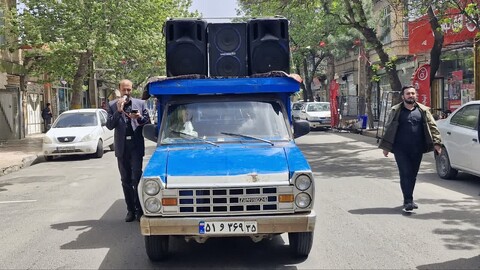 تصاویر/ عزاداری خیابانی به مناسبت سالروز شهادت امام جعفر صادق علیه السلام در اهر