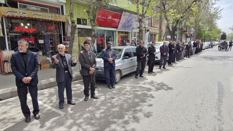 تصاویر/ عزاداری خیابانی به مناسبت سالروز شهادت امام جعفر صادق علیه السلام در اهر