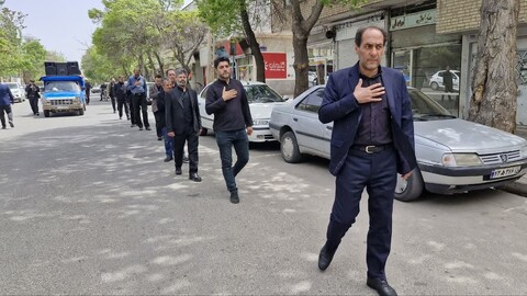 تصاویر/ عزاداری خیابانی به مناسبت سالروز شهادت امام جعفر صادق علیه السلام در اهر