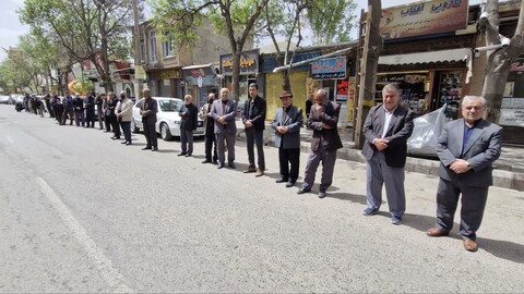 تصاویر/ عزاداری خیابانی به مناسبت سالروز شهادت امام جعفر صادق علیه السلام در اهر