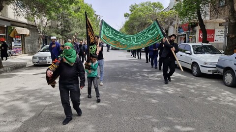 تصاویر/ عزاداری خیابانی به مناسبت سالروز شهادت امام جعفر صادق علیه السلام در اهر