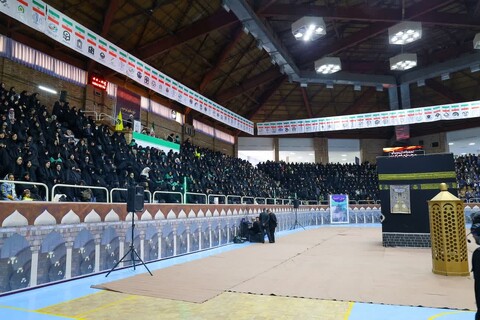 تصاویر/  مراسم آموزش زائران حج تمتع در تبریز