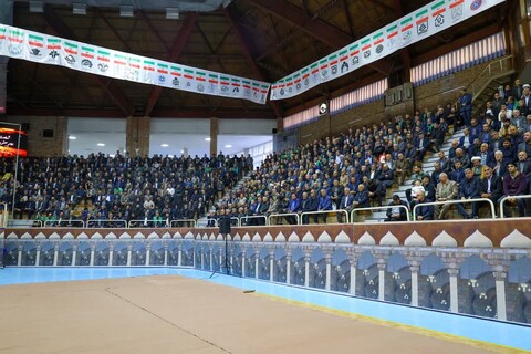 تصاویر/  مراسم آموزش زائران حج تمتع در تبریز