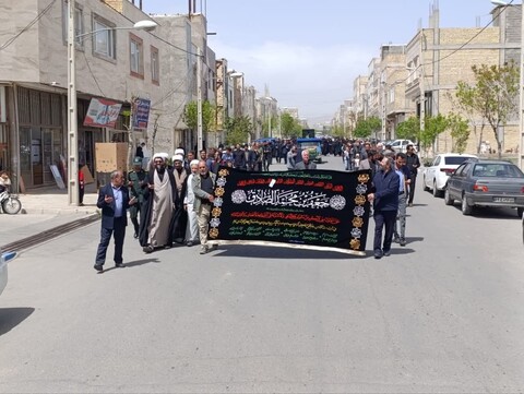 تصاویر/ عزاداری خیابانی به مناسبت سالروز شهادت امام جعفر صادق علیه السلام در دندی