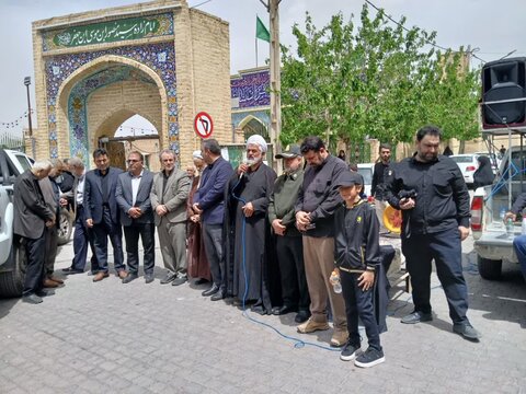 تصاویر/کاروان عزاداری شهادت امام صادق (ع)و اعلام حمایت و همدردی با مردم مظلوم غزه در زرندیه