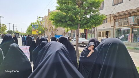 تصاویر/کاروان عزاداری شهادت امام صادق (ع)و اعلام حمایت و همدردی با مردم مظلوم غزه در زرندیه