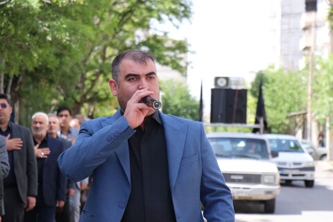 تصاویر | مراسم عزاداری  امام جعفر صادق(ع) در شهرستان مرزی جلفا