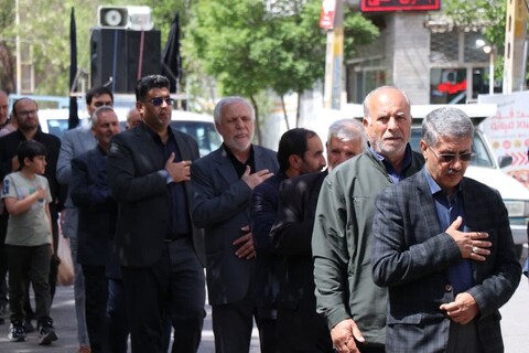 تصاویر | مراسم عزاداری  امام جعفر صادق(ع) در شهرستان مرزی جلفا