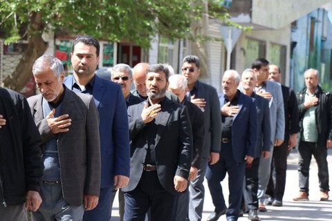 تصاویر | مراسم عزاداری  امام جعفر صادق(ع) در شهرستان مرزی جلفا
