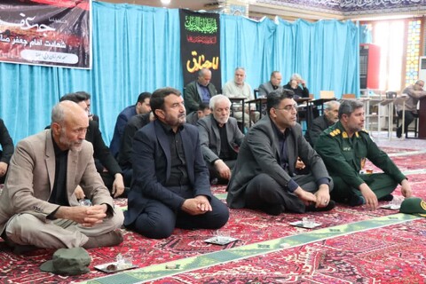 تصاویر | مراسم عزاداری  امام جعفر صادق(ع) در شهرستان مرزی جلفا