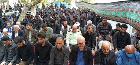 تصاویر/حرکت کاروان غم در سوگ شهادت امام صادق علیه‌السلام در تفرش