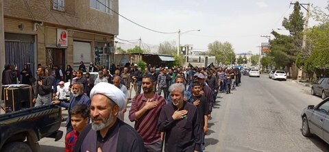 تصاویر/کاروان عزاداری روز شهادت امام صادق (ع) در اراک