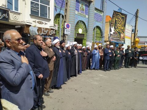 مراسم عزاداری شهادت امام صادق (ع) در مشگین شهر
