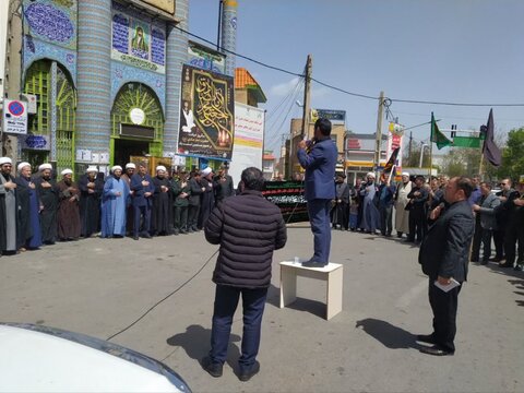 مراسم عزاداری شهادت امام صادق (ع) در مشگین شهر