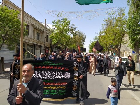 مراسم عزاداری شهادت امام صادق (ع) در مشگین شهر