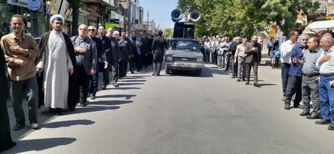 مراسم عزاداری سالروز شهادت حضرت امام صادق (ع) در پارس آباد