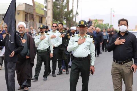 دسته عزاداري شهادت امام صادق(ع) در شهر مهستان