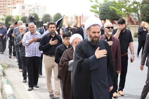 دسته عزاداري شهادت امام صادق(ع) در شهر مهستان