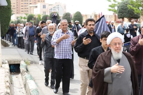 دسته عزاداري شهادت امام صادق(ع) در شهر مهستان