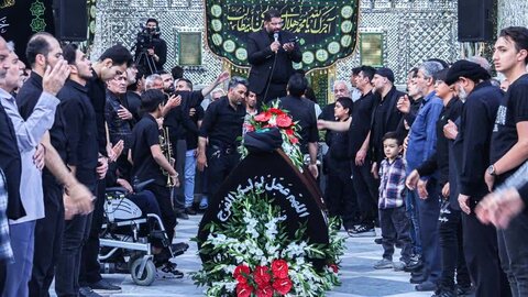 تصاویر/ عزاداری سالروز شهادت امام صادق (ع) در آستان مقدس هلال بن علی (ع)