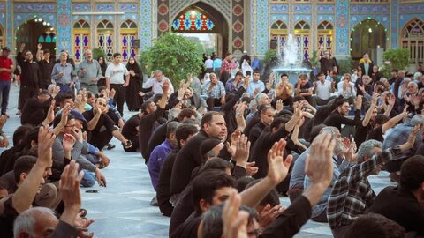 تصاویر/ عزاداری سالروز شهادت امام صادق (ع) در آستان مقدس هلال بن علی (ع)