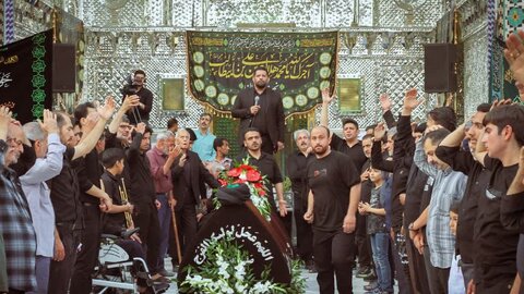 تصاویر/ عزاداری سالروز شهادت امام صادق (ع) در آستان مقدس هلال بن علی (ع)