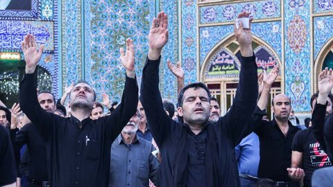 تصاویر/ عزاداری سالروز شهادت امام صادق (ع) در آستان مقدس هلال بن علی (ع)