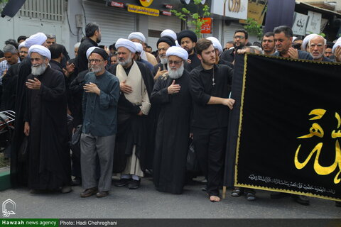 إقامة موكب عزاء في ذكرى استشهاد الإمام جعفر الصادق (ع) بحضور آية الله العظمى وحيد الخراساني