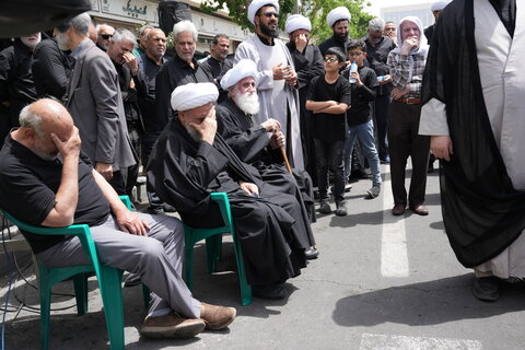 تصاویر/ دسته عزاداری مدرسه عالی شهید مطهری به مناسبت سالروز شهادت امام صادق علیه السلام