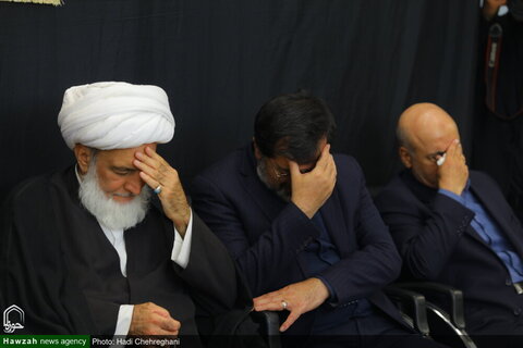 إقامة مراسم عزاء بمناسبة ذكرى استشهاد الإمام جعفر الصادق (ع) في مكتب آية الله العظمى نوري الهمداني