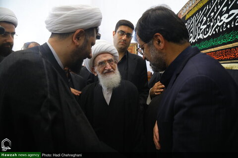 إقامة مراسم عزاء بمناسبة ذكرى استشهاد الإمام جعفر الصادق (ع) في مكتب آية الله العظمى نوري الهمداني