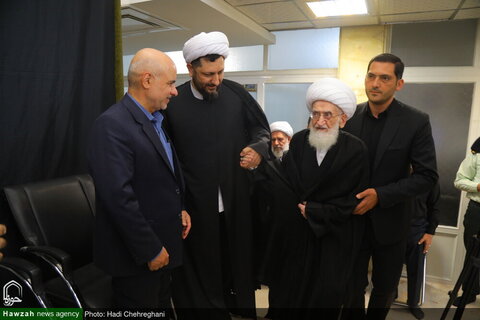 إقامة مراسم عزاء بمناسبة ذكرى استشهاد الإمام جعفر الصادق (ع) في مكتب آية الله العظمى نوري الهمداني