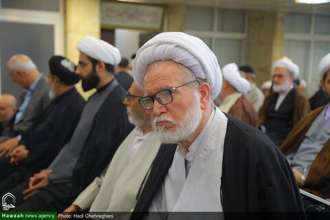 إقامة مراسم عزاء بمناسبة ذكرى استشهاد الإمام جعفر الصادق (ع) في مكتب آية الله العظمى نوري الهمداني