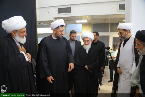 إقامة مراسم عزاء بمناسبة ذكرى استشهاد الإمام جعفر الصادق (ع) في مكتب آية الله العظمى نوري الهمداني