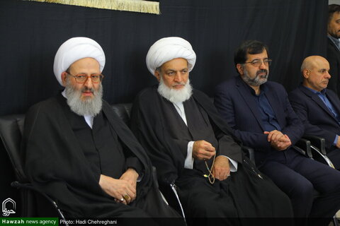 إقامة مراسم عزاء بمناسبة ذكرى استشهاد الإمام جعفر الصادق (ع) في مكتب آية الله العظمى نوري الهمداني