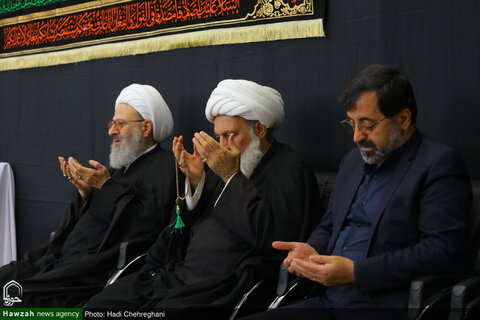 إقامة مراسم عزاء بمناسبة ذكرى استشهاد الإمام جعفر الصادق (ع) في مكتب آية الله العظمى نوري الهمداني