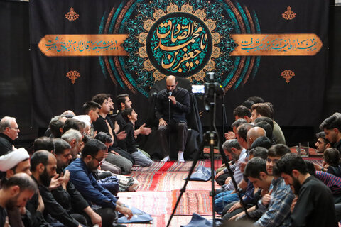تصاویر/ برگزاری مراسم عزاداری شهادت امام صادق(ع) در مدرسه عالی شهید مطهری