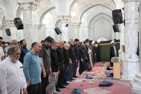 تصاویر/ برگزاری مراسم عزاداری شهادت امام صادق(ع) در مدرسه عالی شهید مطهری