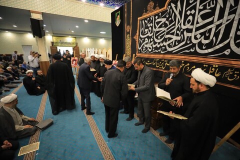 یادواره شهدای روحانی و مداح شهرستان ساوجبلاغ